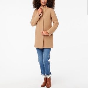 J Crew City Coat Sz 6 Camel